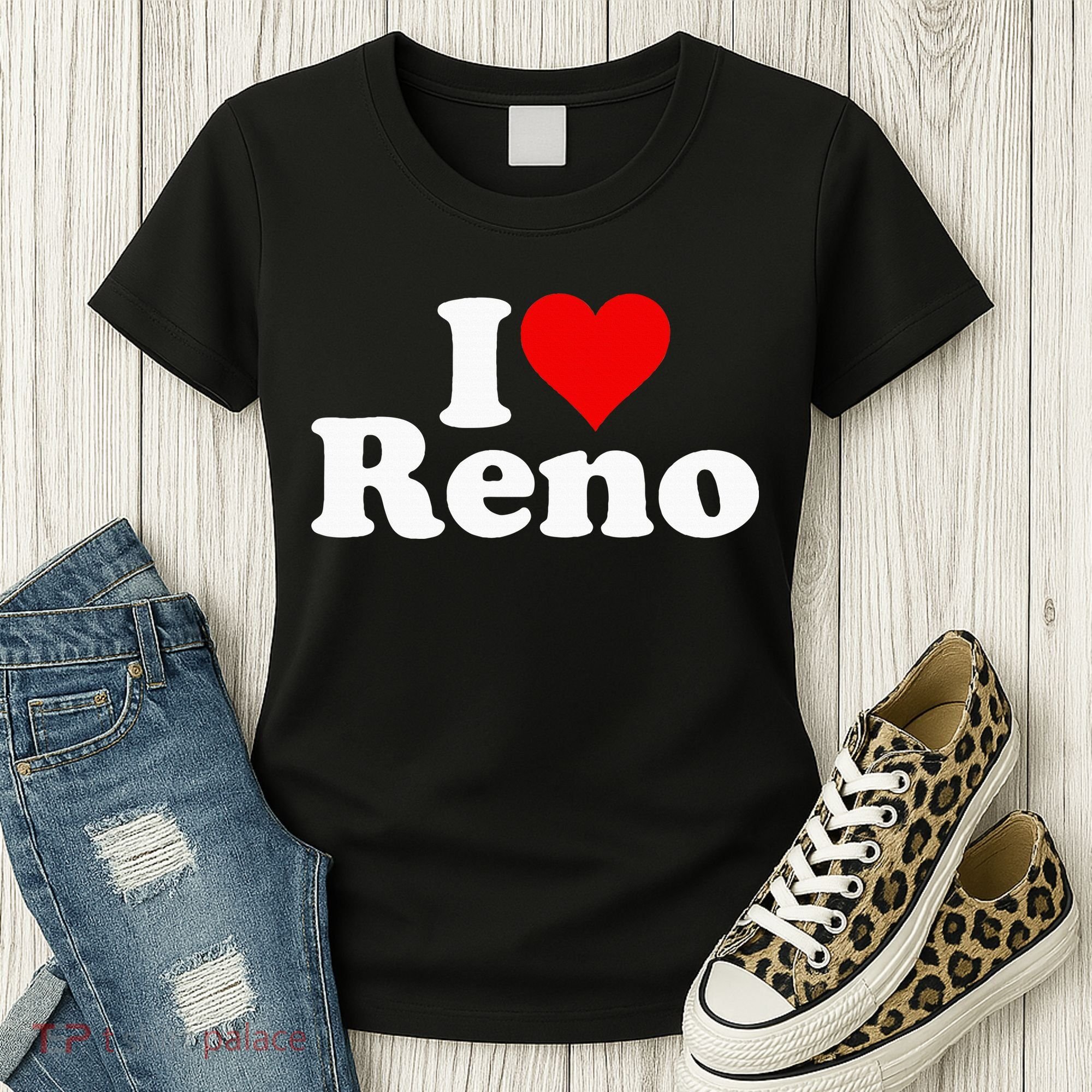 I Love Heart Reno Nevada Nv Women's T-Shirt