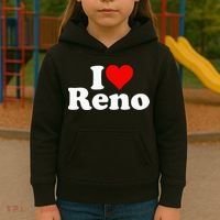 I Love Heart Reno Nevada Nv Kids Hoodie thumb 3