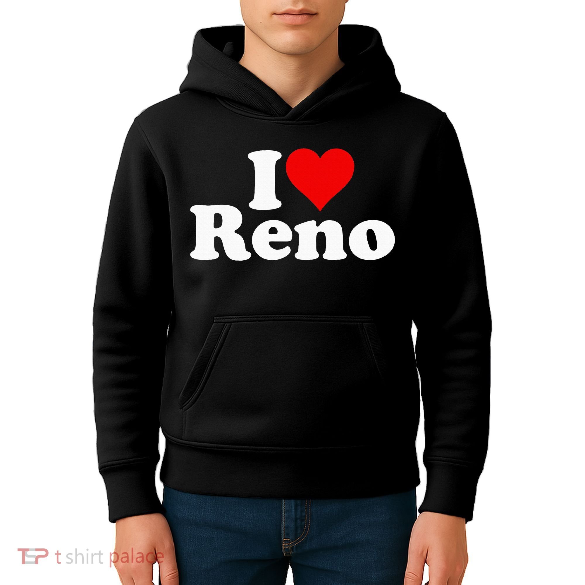 I Love Heart Reno Nevada Nv Kids Hoodie