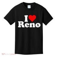 I Love Heart Reno Nevada Nv Kids T-Shirt thumb 0