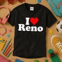 I Love Heart Reno Nevada Nv Kids T-Shirt thumb 3