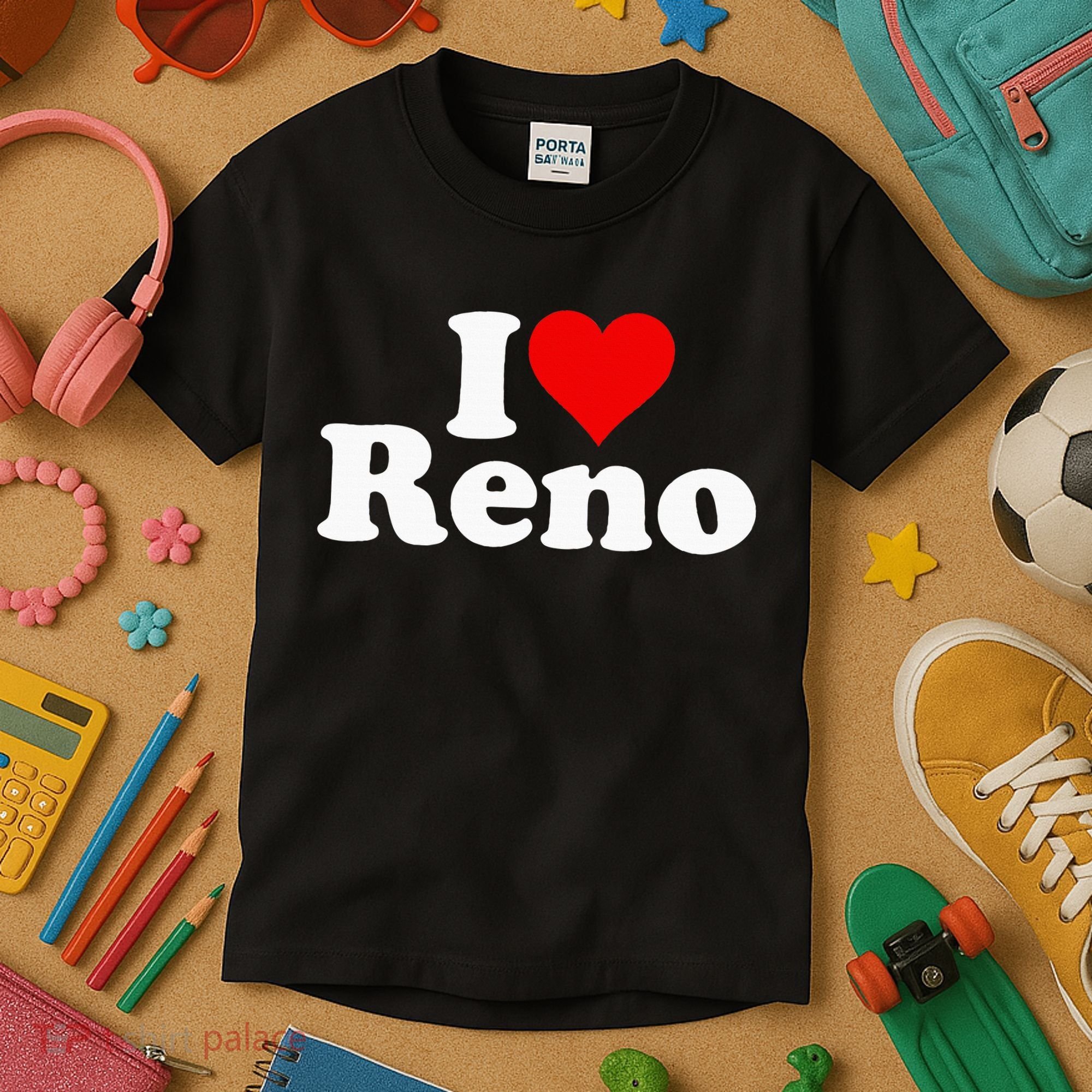 I Love Heart Reno Nevada Nv Kids T-Shirt