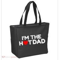 I Love Hot Dads I'm The Hot Dad Tote Bag thumb 2