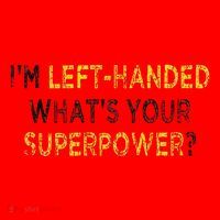 I’M Left Handed Whats Your Superpower Santa Hat thumb 1