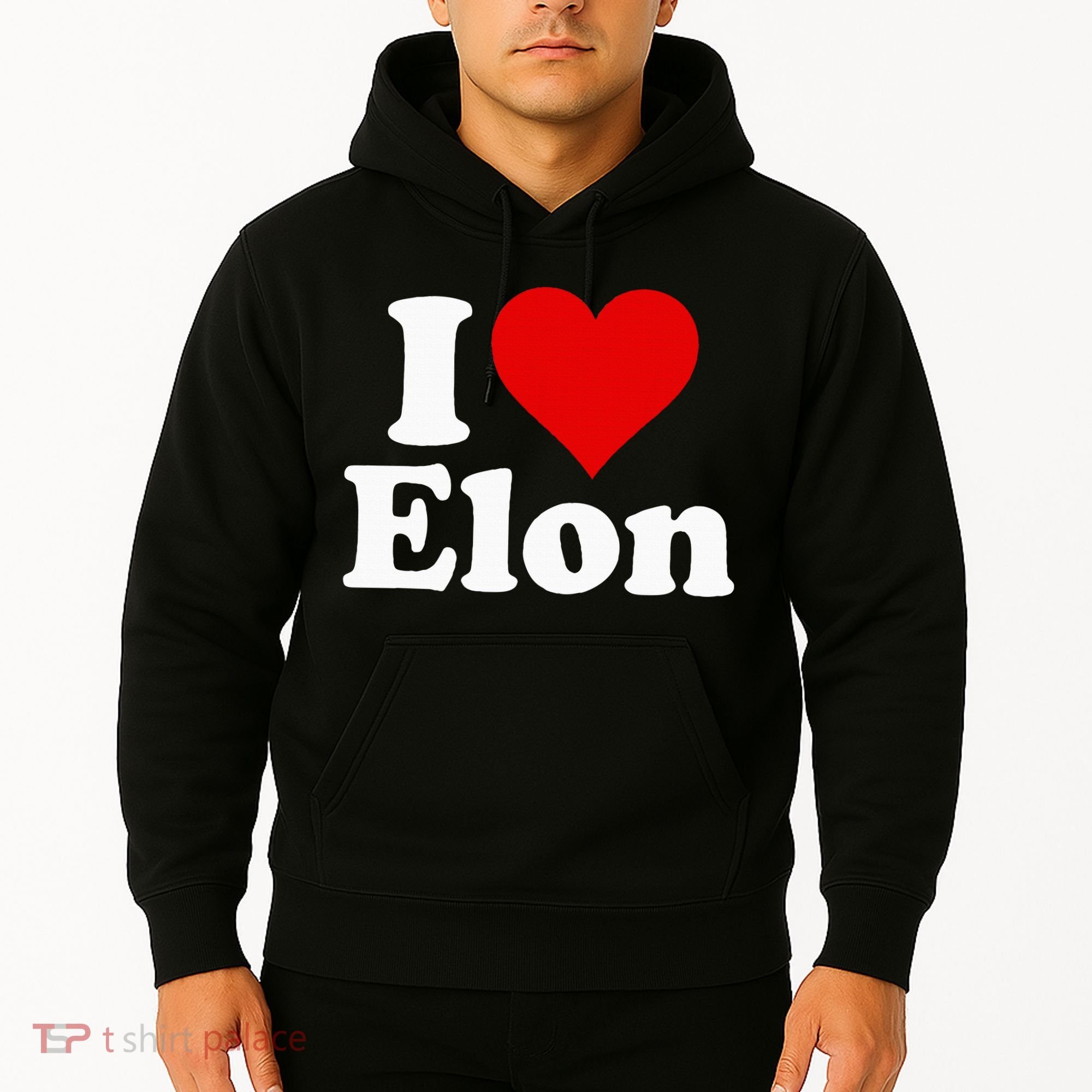 I Love Heart Elon North Carolina Hoodie