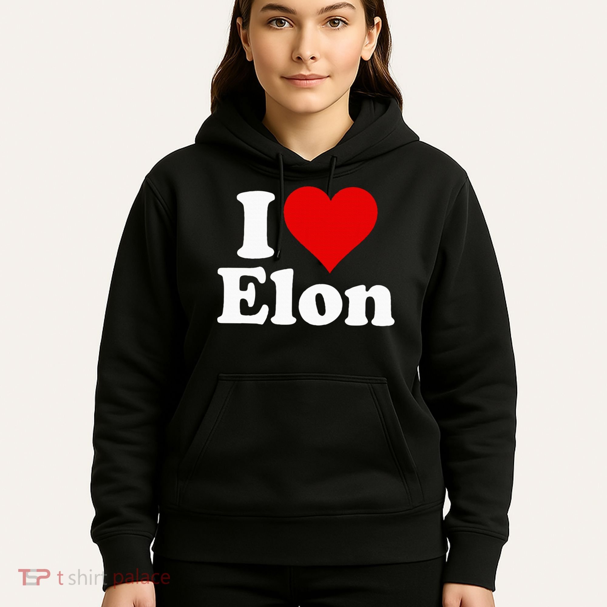 I Love Heart Elon North Carolina Hoodie