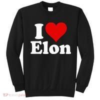 I Love Heart Elon North Carolina Sweatshirt thumb 0