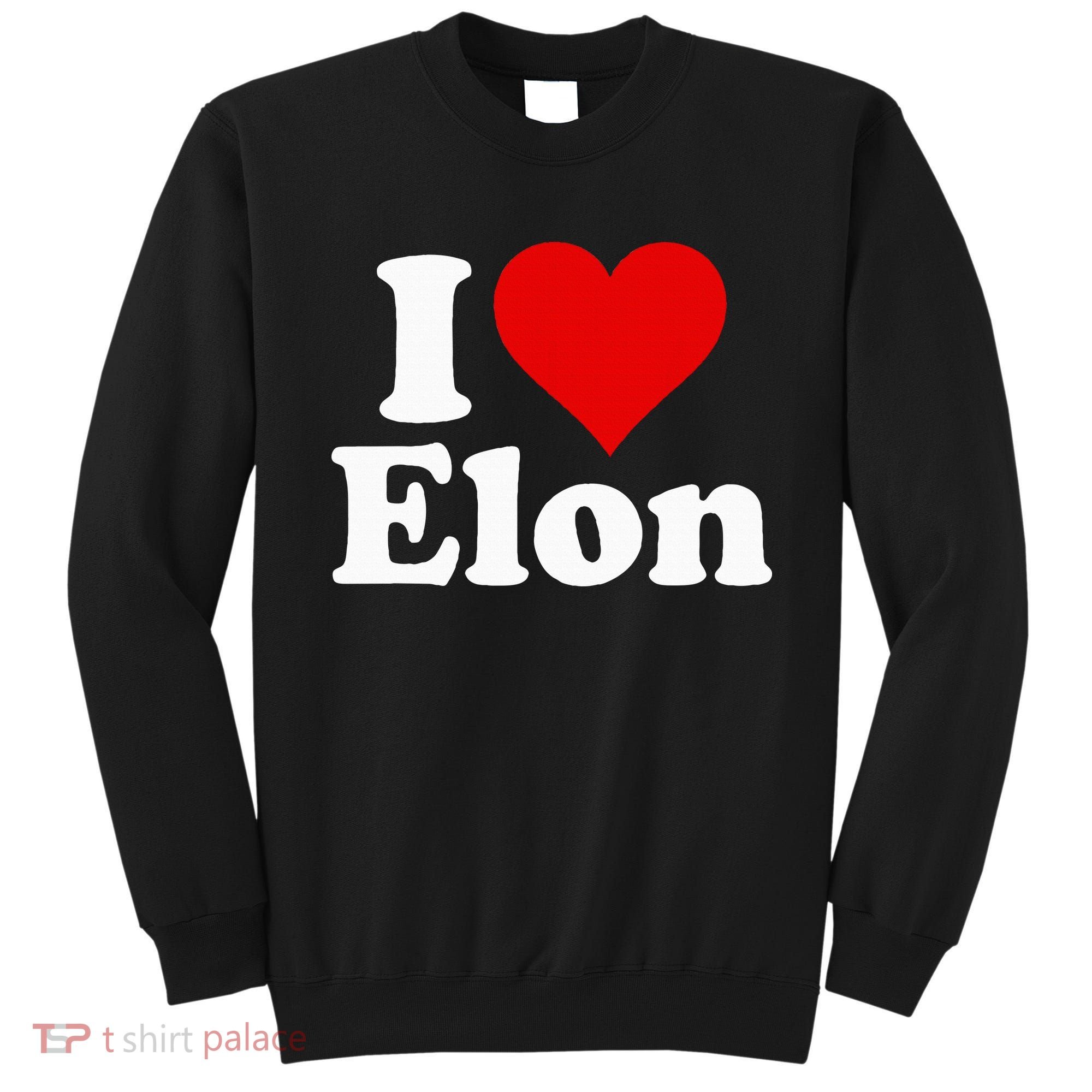 I Love Heart Elon North Carolina Sweatshirt