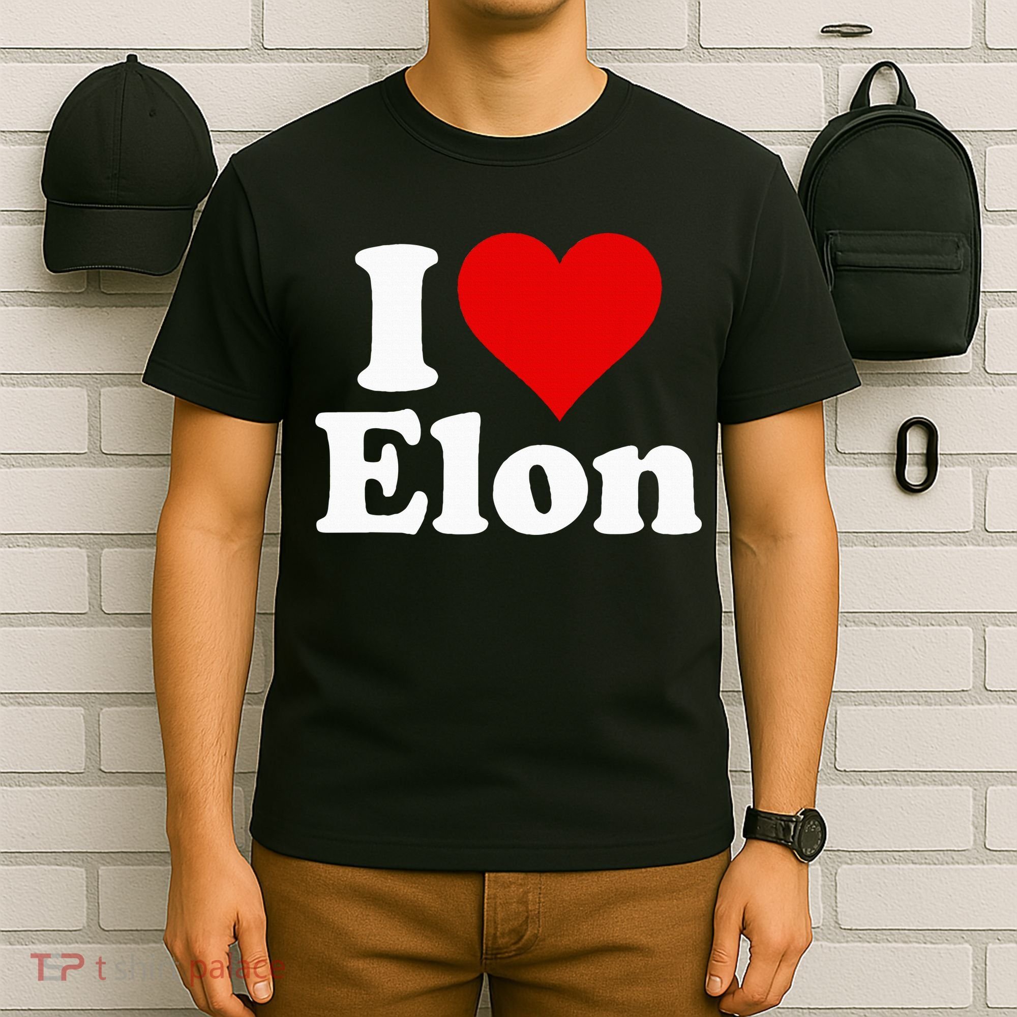 I Love Heart Elon North Carolina T-Shirt