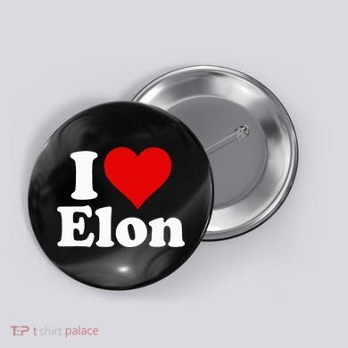 I Love Heart Elon North Carolina Button