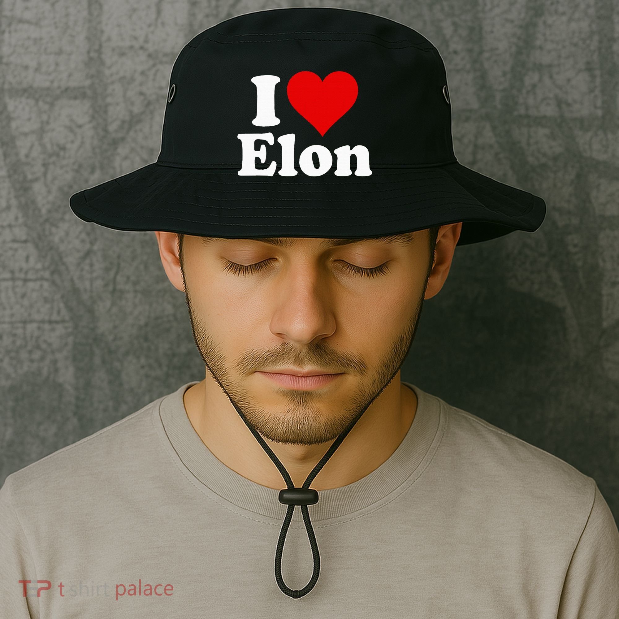 I Love Heart Elon North Carolina Bucket Hat