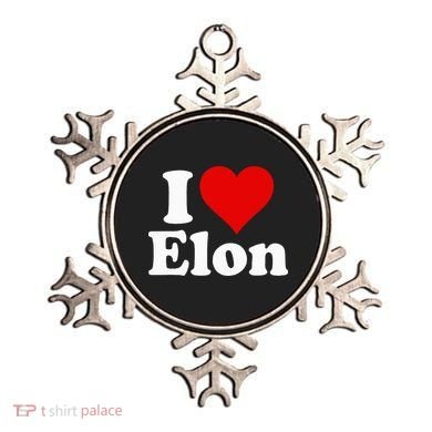 I Love Heart Elon North Carolina Ornament