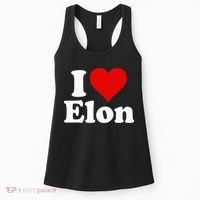 I Love Heart Elon North Carolina Women's Tank Top thumb 0