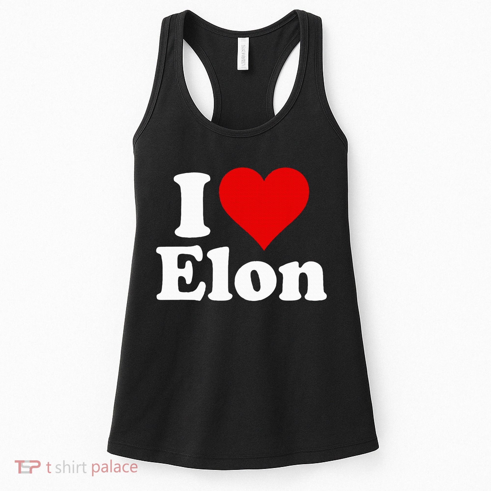 I Love Heart Elon North Carolina Women's Tank Top