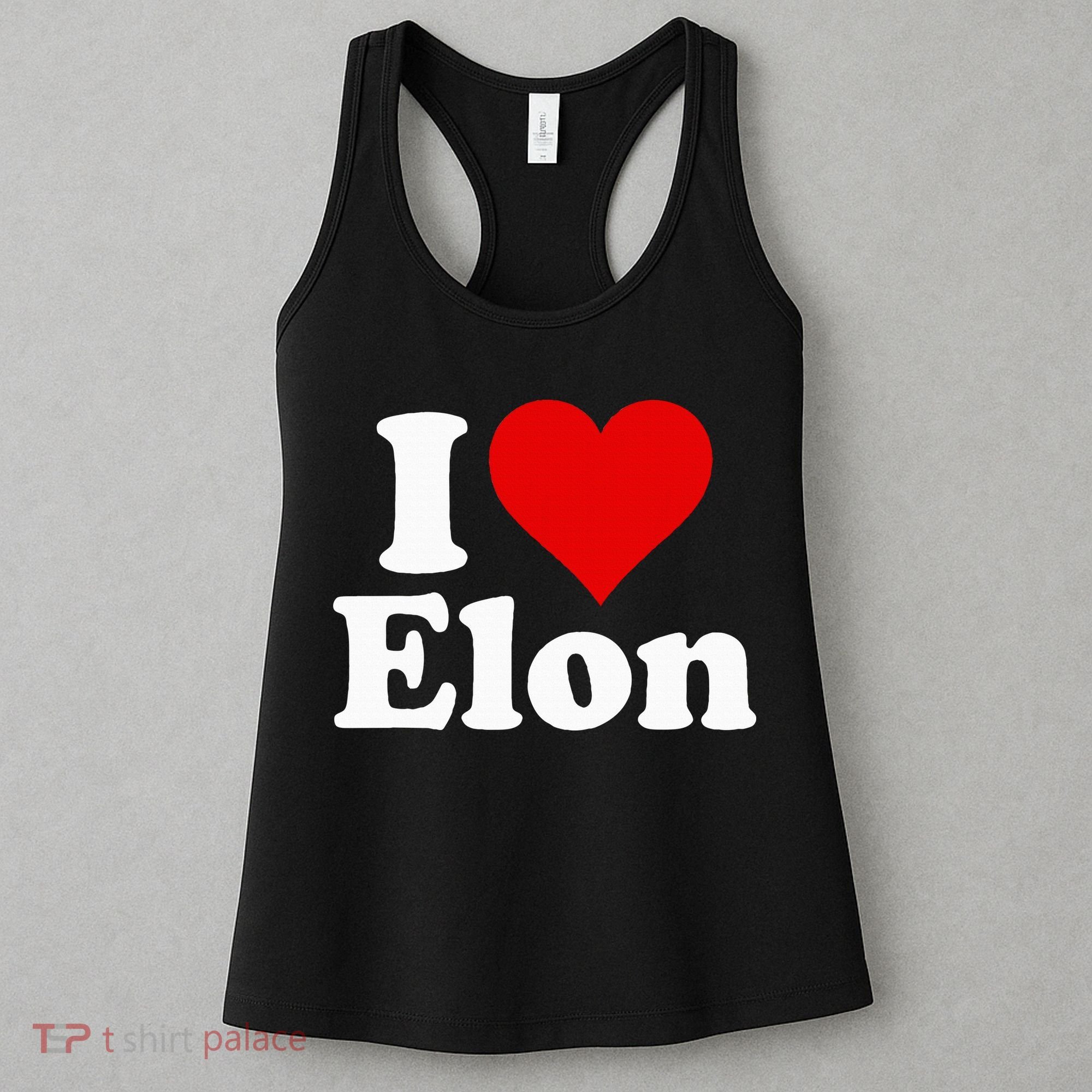 I Love Heart Elon North Carolina Women's Tank Top