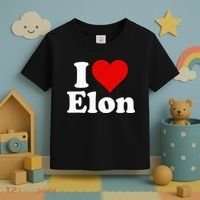 I Love Heart Elon North Carolina Toddler T-Shirt thumb 3
