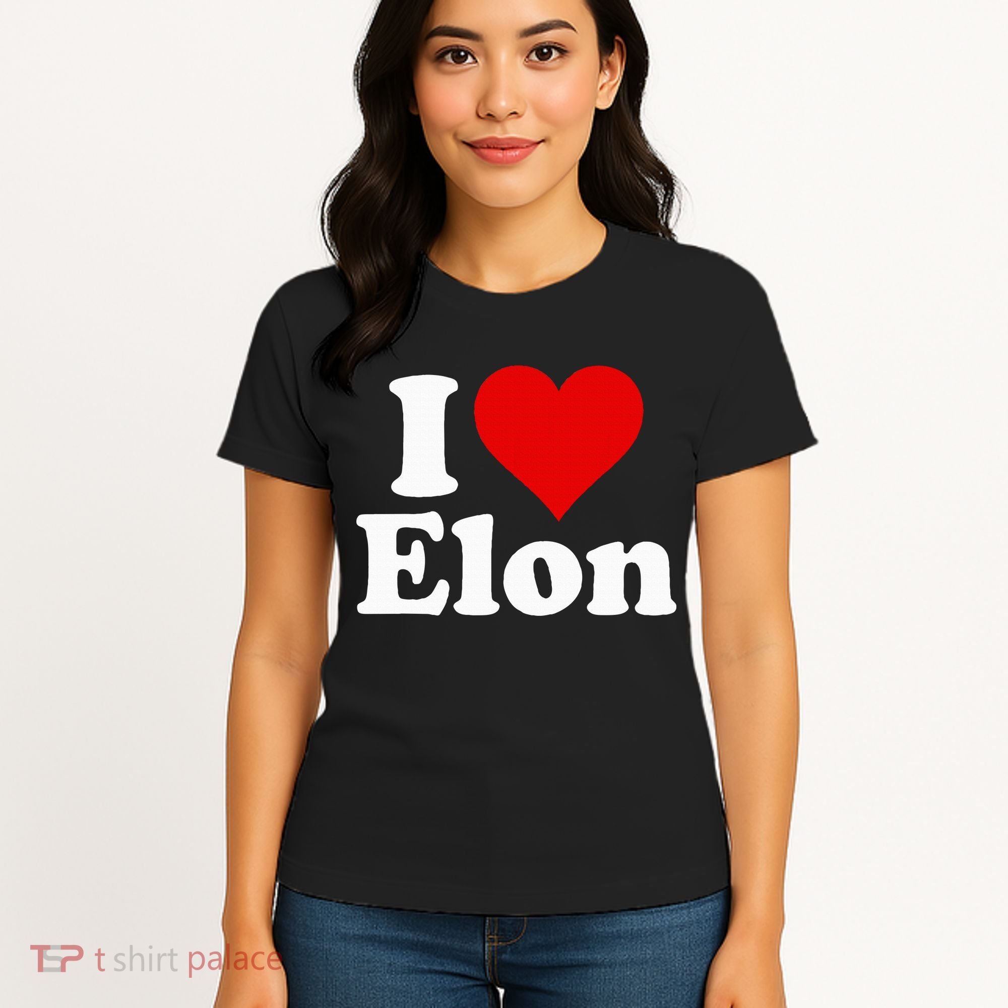 I Love Heart Elon North Carolina Women's T-Shirt