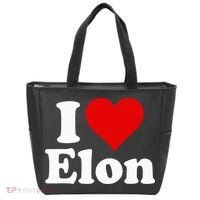 I Love Heart Elon North Carolina Tote Bag thumb 0