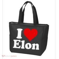I Love Heart Elon North Carolina Tote Bag thumb 3