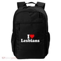 I Love Heart Lesbians Backpack thumb 0