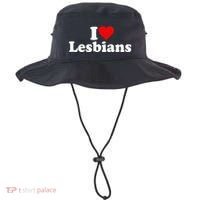 I Love Heart Lesbians Bucket Hat thumb 0