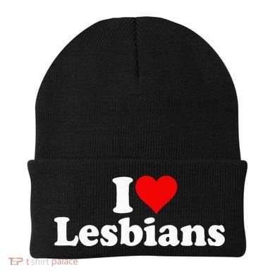 I Love Heart Lesbians Beanie