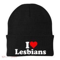 I Love Heart Lesbians Beanie thumb 0