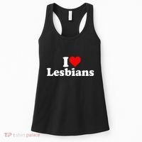 I Love Heart Lesbians Women's Tank Top thumb 0