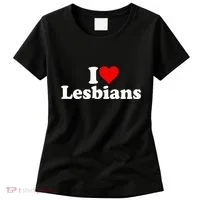 I Love Heart Lesbians Women's T-Shirt thumb 0