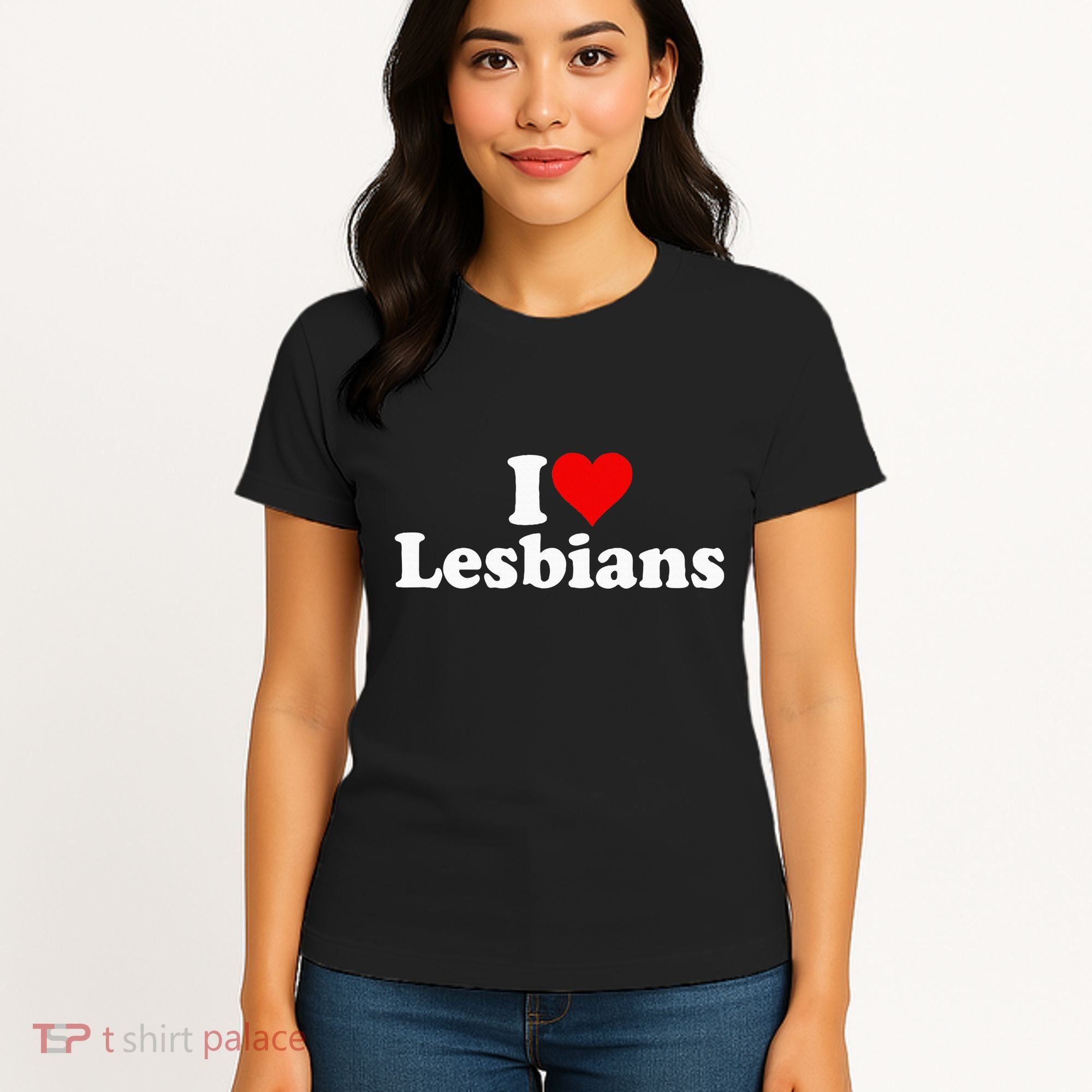 I Love Heart Lesbians Women's T-Shirt