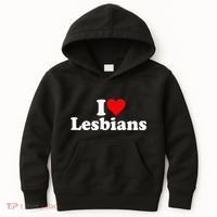 I Love Heart Lesbians Kids Hoodie thumb 0
