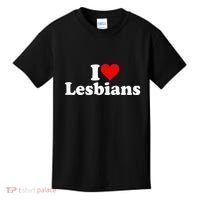 I Love Heart Lesbians Kids T-Shirt thumb 0
