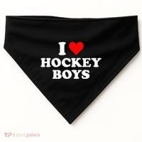 I Love Hockey B.O.Y.S USA-Made Doggie Bandana thumb 0
