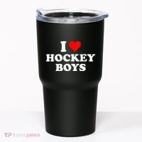 I Love Hockey B.O.Y.S Tumbler thumb 0