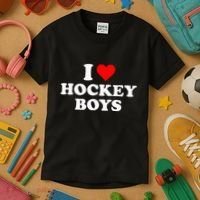 I Love Hockey B.O.Y.S Kids T-Shirt thumb 3