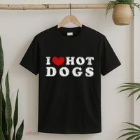 I Love Hot Dogs I Heart Hot Dogs T-Shirt thumb 2