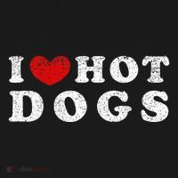 I Love Hot Dogs I Heart Hot Dogs Women's Hoodie thumb 2