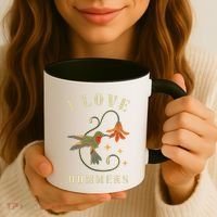 I Love Hummers Awesome Hummingbird Lover Coffee Mug thumb 3
