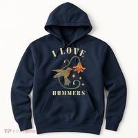 I Love Hummers Awesome Hummingbird Lover Hoodie thumb 0