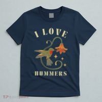 I Love Hummers Awesome Hummingbird Lover T-Shirt thumb 5