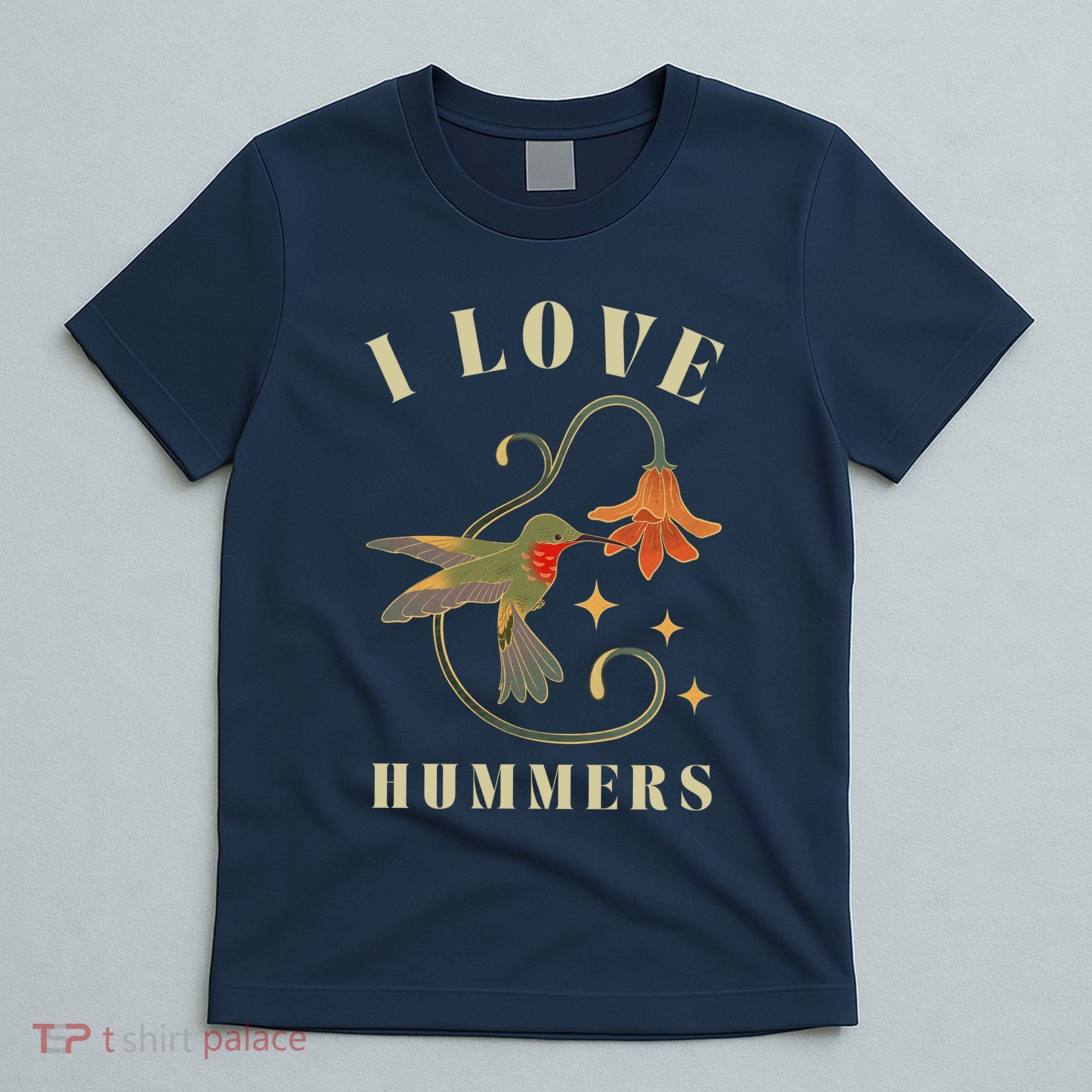 I Love Hummers Awesome Hummingbird Lover T-Shirt