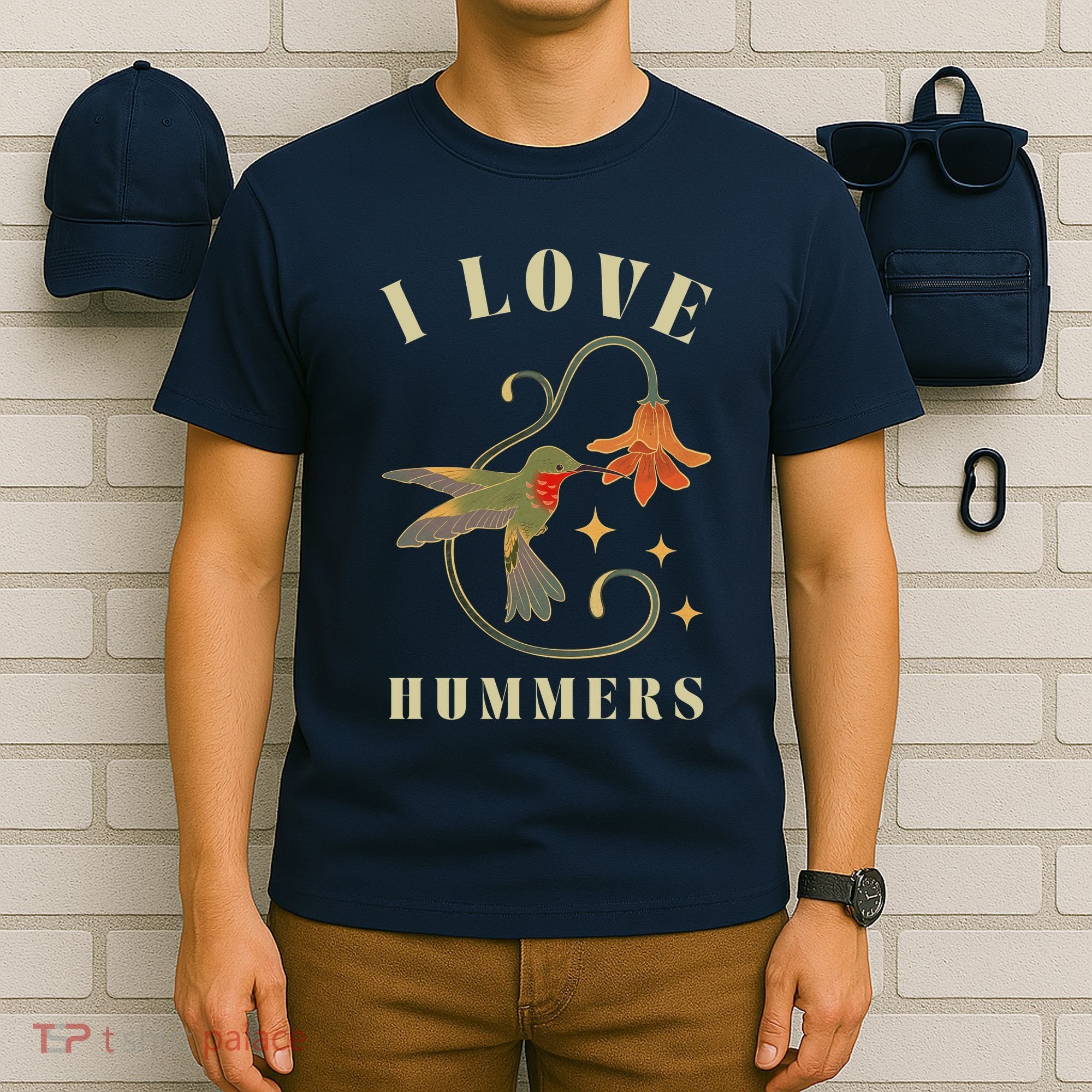 I Love Hummers Awesome Hummingbird Lover T-Shirt