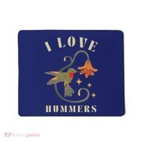 I Love Hummers Awesome Hummingbird Lover Mousepad thumb 0