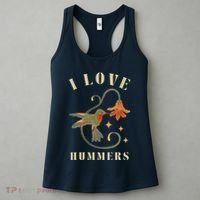 I Love Hummers Awesome Hummingbird Lover Women's Tank Top thumb 3