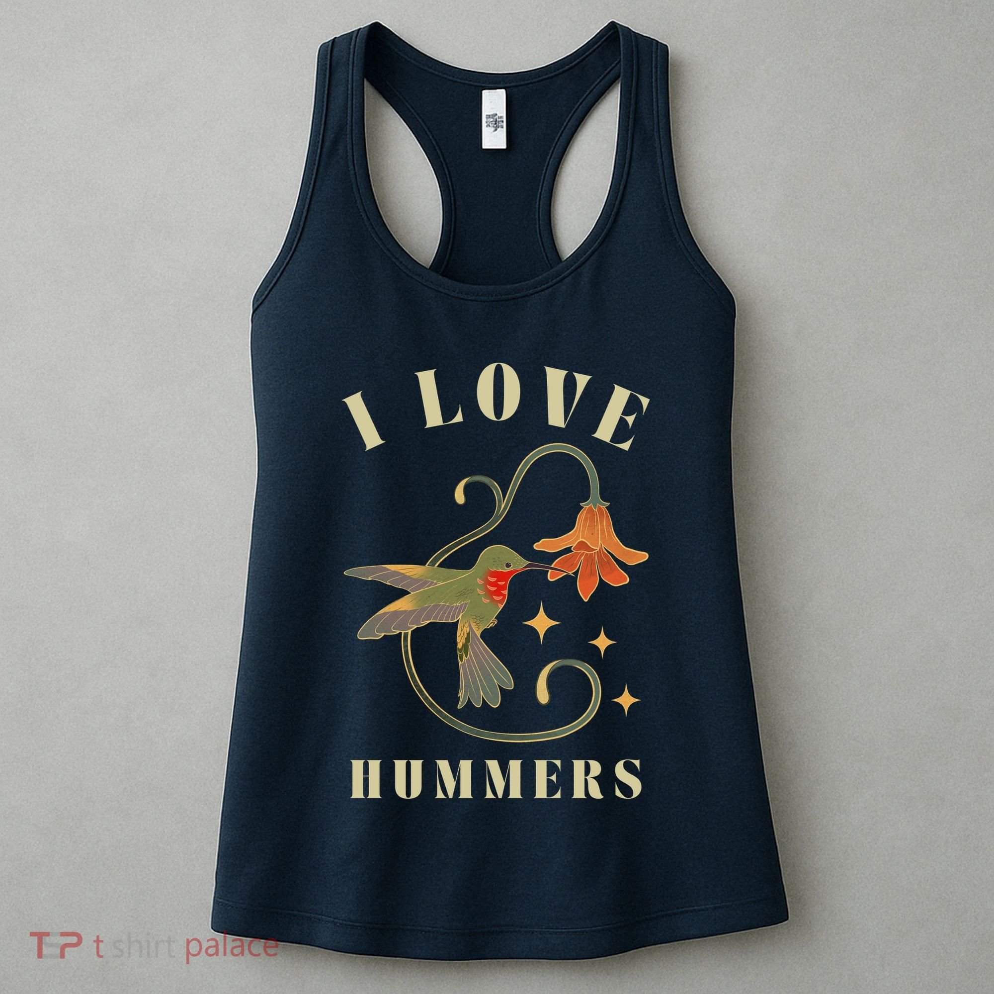 I Love Hummers Awesome Hummingbird Lover Women's Tank Top