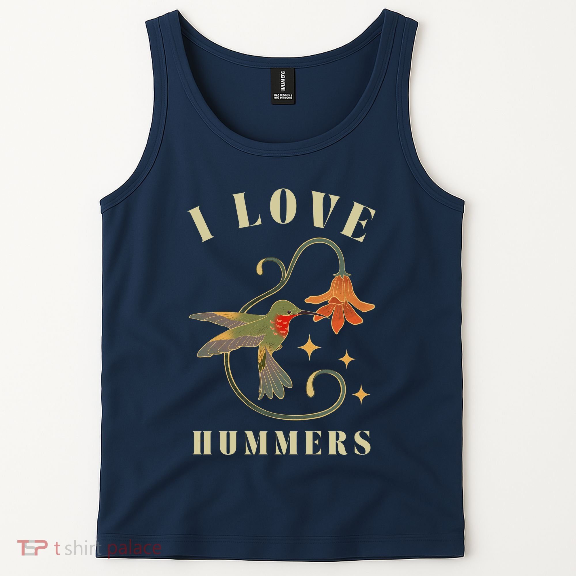 I Love Hummers Awesome Hummingbird Lover Tank Top