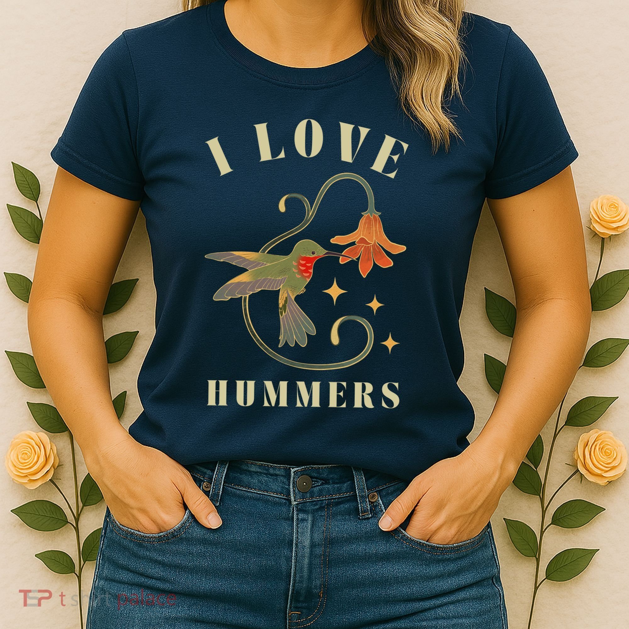 I Love Hummers Awesome Hummingbird Lover Women's T-Shirt