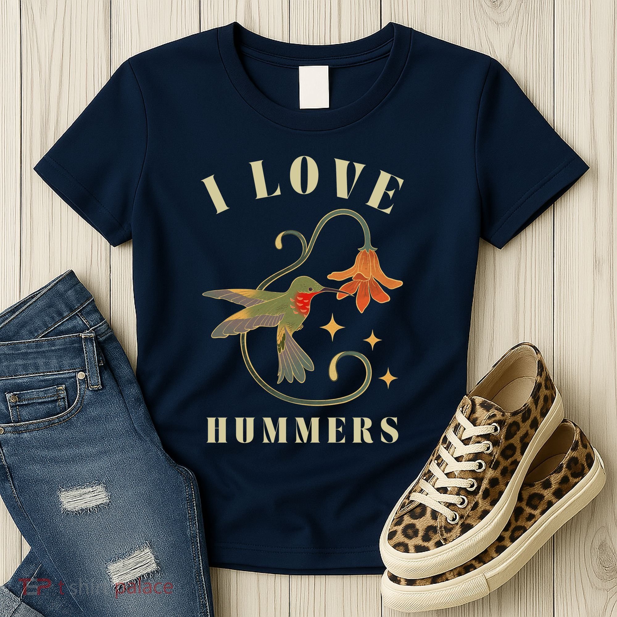 I Love Hummers Awesome Hummingbird Lover Women's T-Shirt