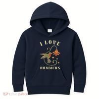 I Love Hummers Awesome Hummingbird Lover Kids Hoodie thumb 0