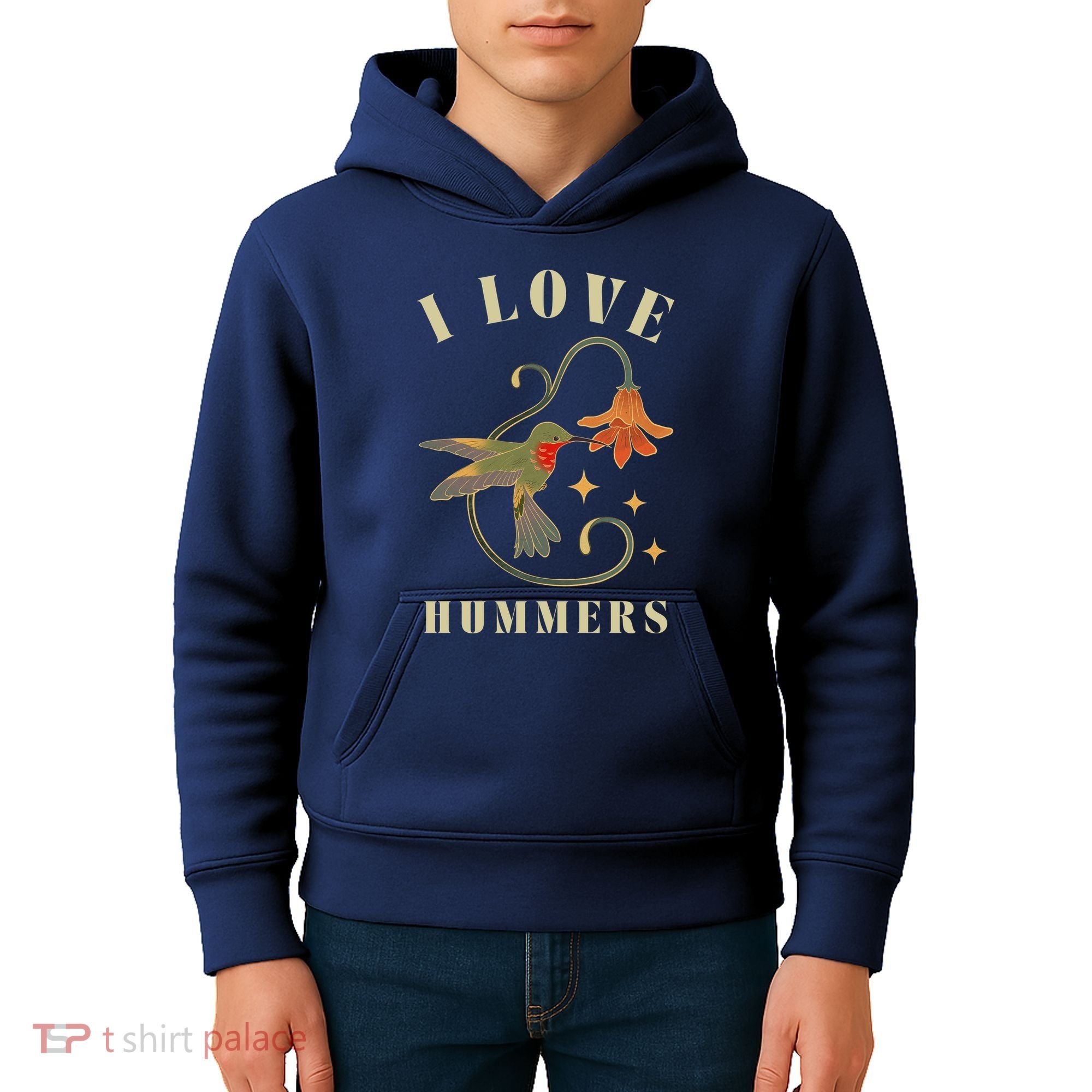 I Love Hummers Awesome Hummingbird Lover Kids Hoodie